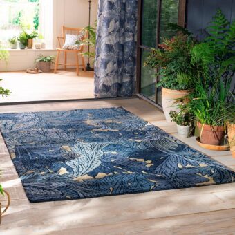 Acanthus Indigo Outdoor 427318 rug by Morris