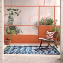 Dhurrie Blue Outdoor 426318 rug by Scion