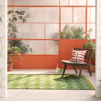 Dhurrie Green Outdoor 426307 rug by Scion