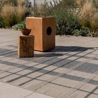 Zona Denim Check Outdoor 497408 rug by Brink