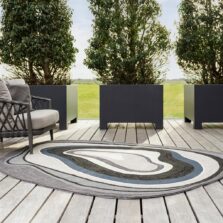 Habitat Aura Grey Outdoor 477304 rug by Brink