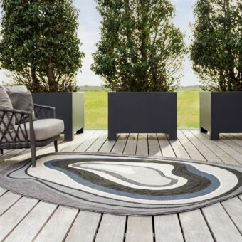 Habitat Aura Grey Outdoor 477304 rug by Brink