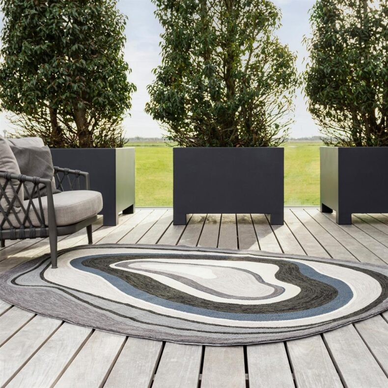 Habitat Aura Grey Outdoor 477304 rug by Brink