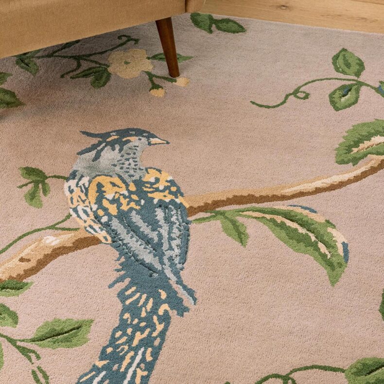 Summer Palace Truffle Seaspray 81201 rug by Laura Ashley