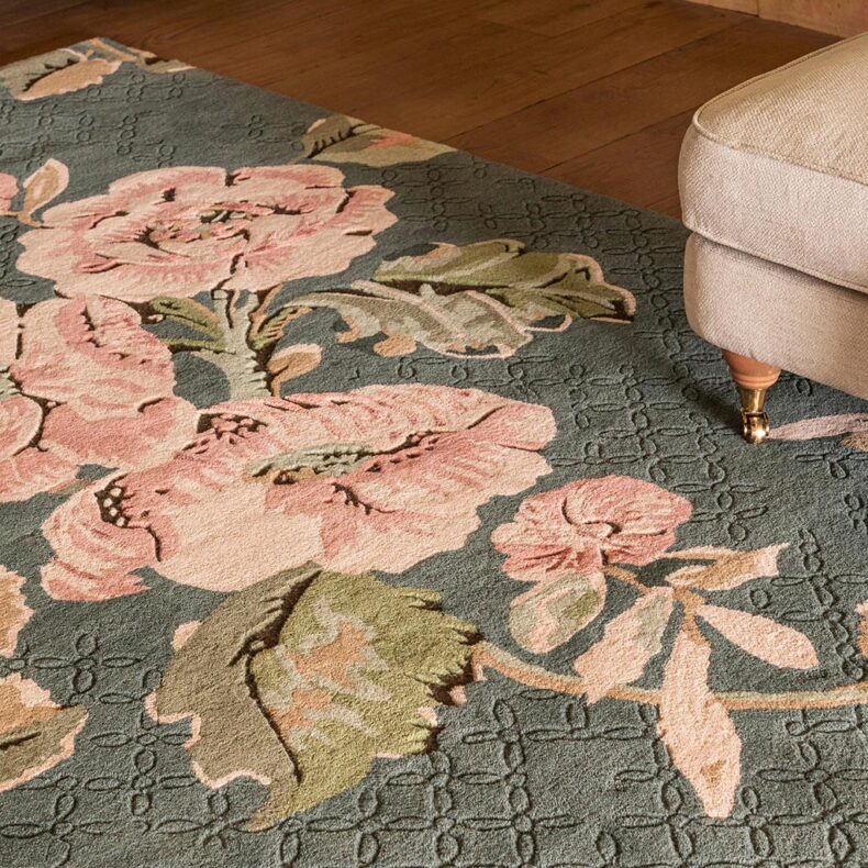Aylworth Trail Fern Green 78607 rug by Laura Ashley