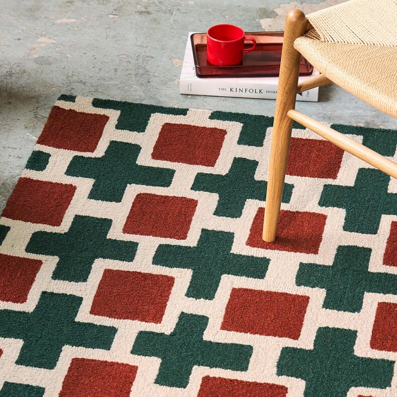 Hatch Rust 124903 rug by Scion