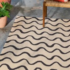 Ribbon Charcoal 124305 rug by Scion