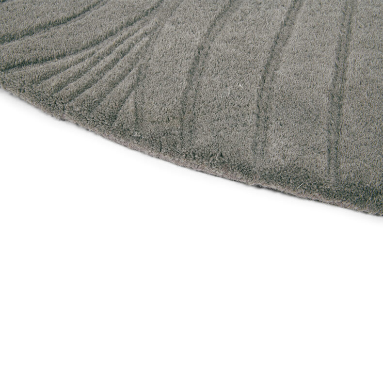 Folia Grey Round 38305 rug by Wedgwood