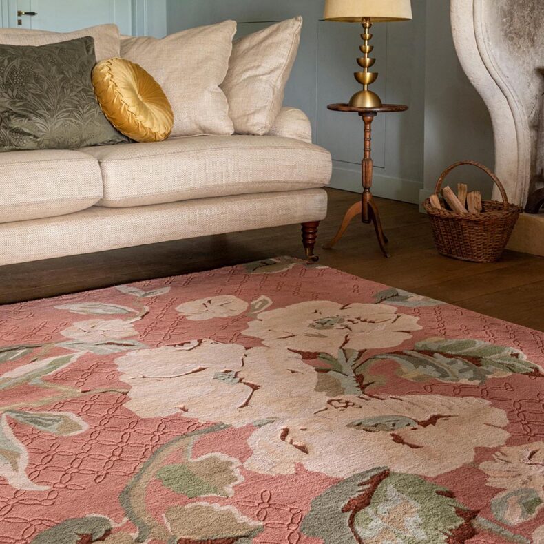 Aylworth Trail Terracotta Orange 78603 rug by Laura Ashley