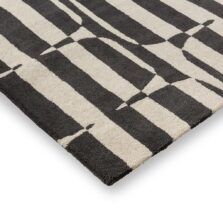 Lohko Stripe Charcoal 123105 rug by Scion