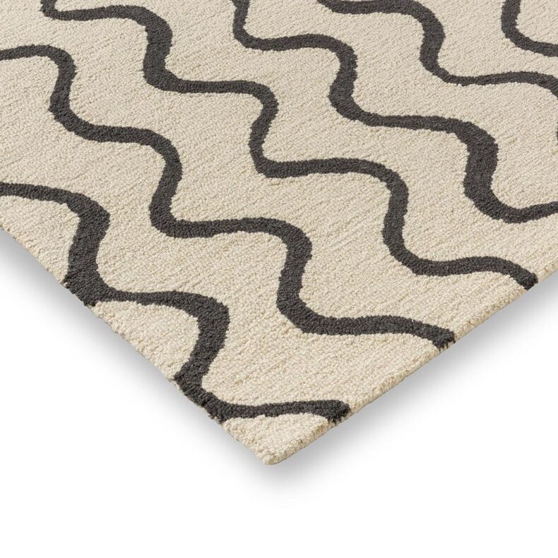 Ribbon Charcoal 124305 rug by Scion