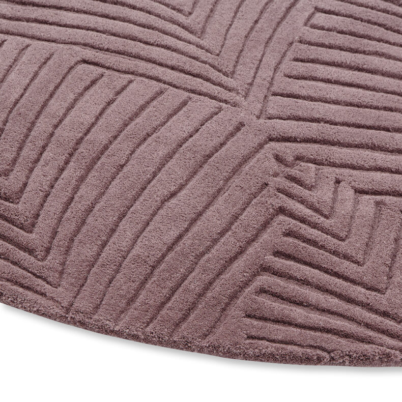 Folia Mink Round 38902 rug by Wedgwood
