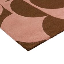 Prism Flower Pink Terracotta 158002 rug by Orla Kiely
