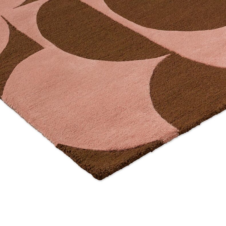 Prism Flower Pink Terracotta 158002 rug by Orla Kiely