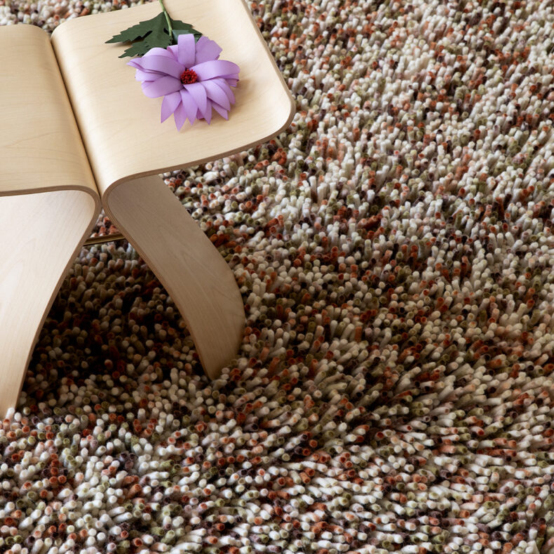 Dots Pumpkin 170523 rug by Brink