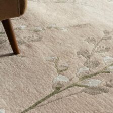Pussy Willow Hedgerow Green 79807 rug by Laura Ashley