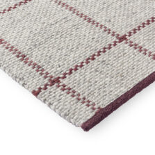 Craft Matter Check Ash Stone Red 49100 rug by Brink
