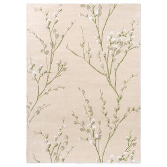 Pussy Willow Hedgerow Green 79807 rug by Laura Ashley
