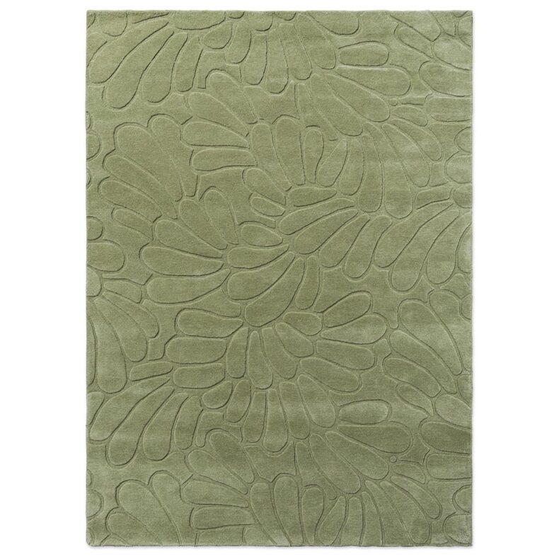 Coleby Petals Hedgerow Green 78807 rug by Laura Ashley