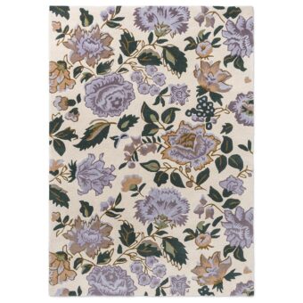 Wendling Floral Heather Purple 83104 rug by Laura Ashley