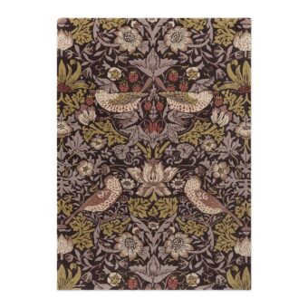 Strawberry Thief Grape 27705 rug by Morris