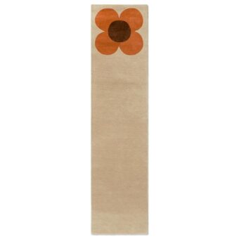 Flower Placement Pumpkin Ecru 158203 rug by Orla Kiely