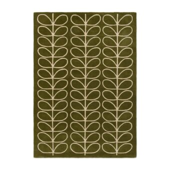 Linear Stem Olive 60501 rug by Orla Kiely