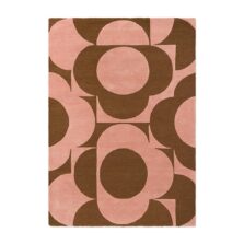 Prism Flower Pink Terracotta 158002 rug by Orla Kiely