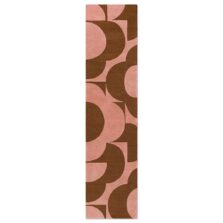 Prism Flower Pink Terracotta 158002 rug by Orla Kiely