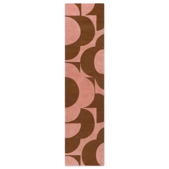 Prism Flower Pink Terracotta 158002 rug by Orla Kiely