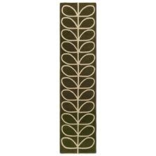 Linear Stem Olive Runner 60501 rug by Orla Kiely