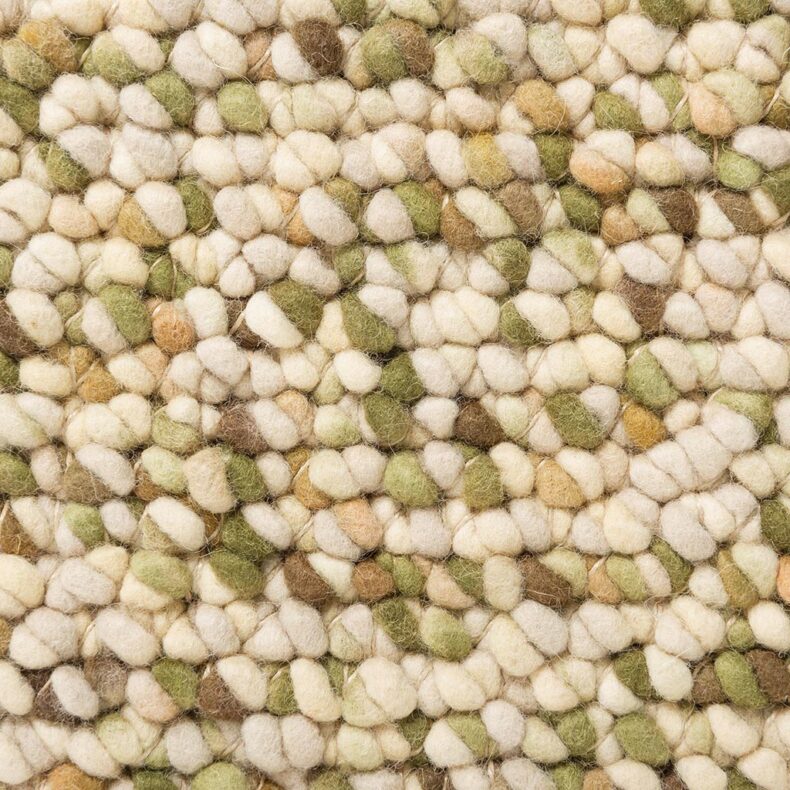Pebble Moss Green 129837 rug by Brink