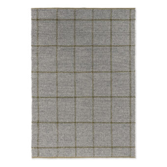 Craft Matter Check Slate Olive 49104 rug by Brink 