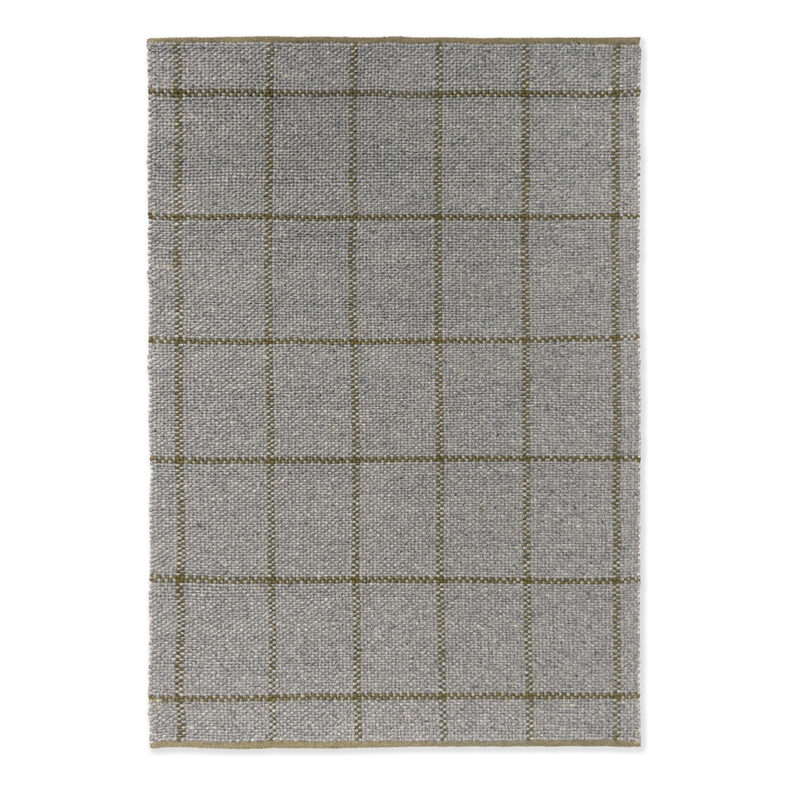 Craft Matter Check Slate Olive 49104 rug by Brink
