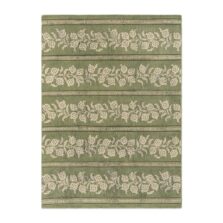 Anaar Forest Green 148007 rug by Sanderson