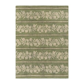 Anaar Forest Green 148007 rug by Sanderson