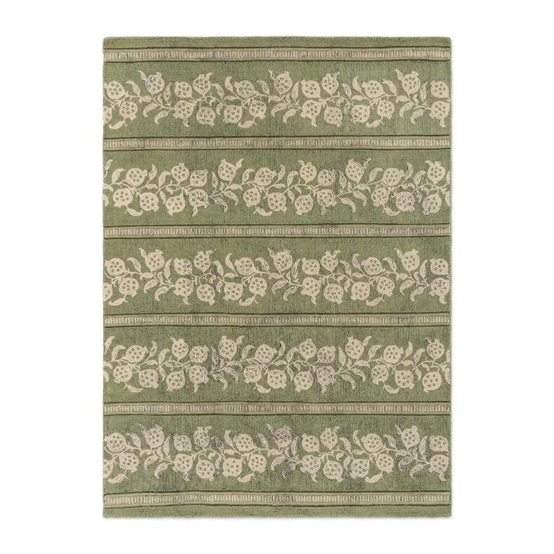 Anaar Forest Green 148007 rug by Sanderson