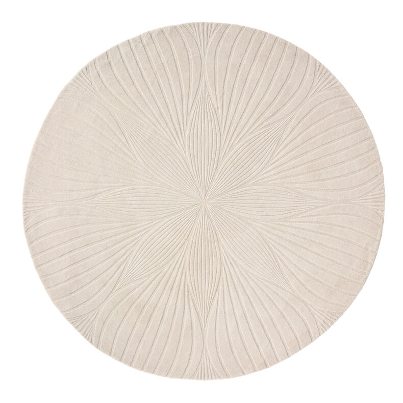 Folia Stone Round 38301 rug by Wedgwood