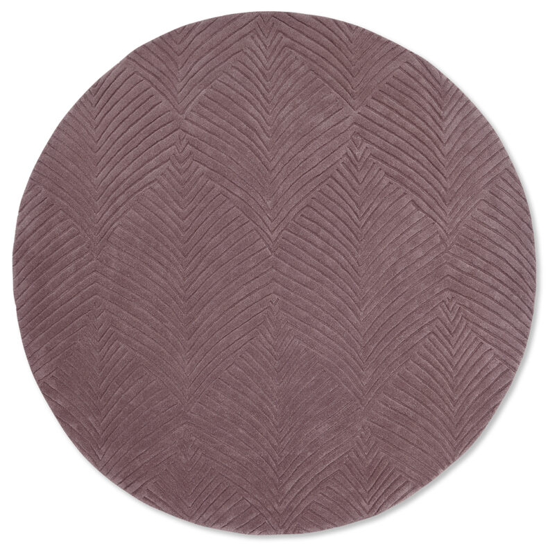 Folia Mink Round 38902 rug by Wedgwood