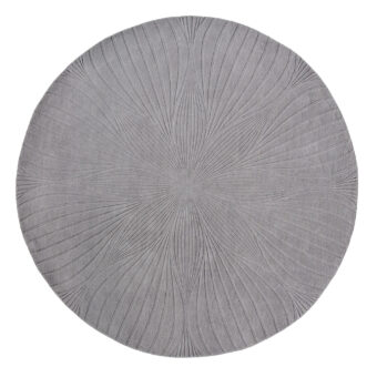 Folia Grey Round 38305 rug by Wedgwood