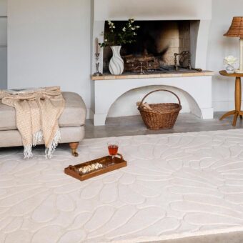 Coleby Petals Ivory Cream 78809 rug by Laura Ashley