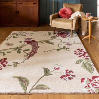 Summer Palace Cranberry Grape 81200 rug by Laura Ashley