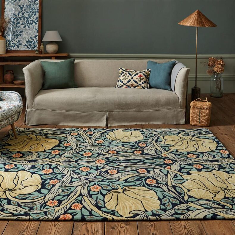Pimpernel Indigo 28818 rug by Morris