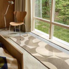 Prism Flower Mushroom Ecru 158009 rug by Orla Kiely
