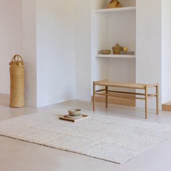 Craft Fundament Wool White 149309 rug by Brink