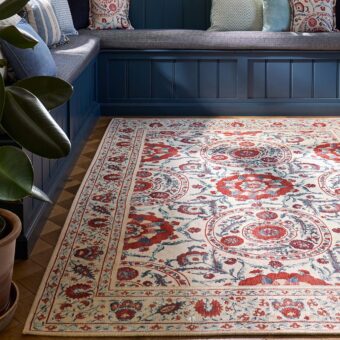 Anthos Red Indigo 148200 rug by Sanderson