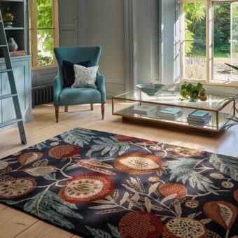 Jackfruit Turmeric Indigo 148708 rug by Sanderson