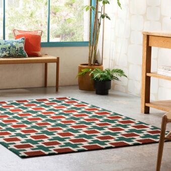 Hatch Rust 124903 rug by Scion
