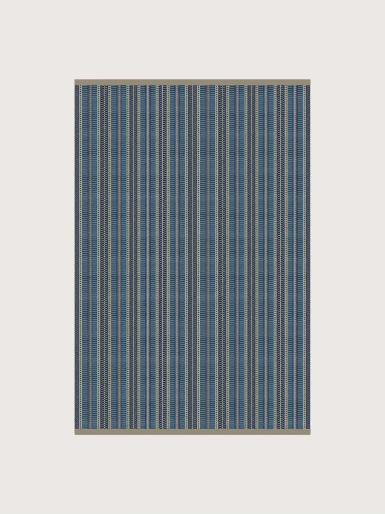 Masai Indigo rug by Roger Oates