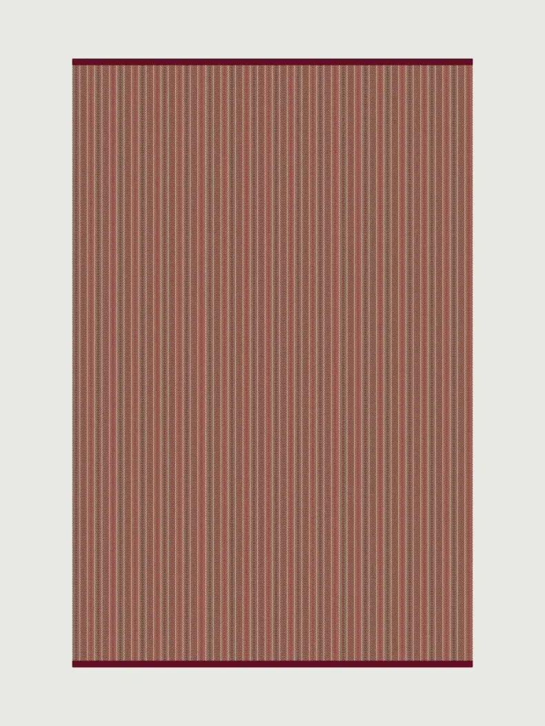Malton Terracotta rug by Roger Oates